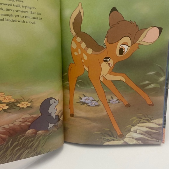 Disney's Classic Storybook Collection Bambi 1996 Hardcover Book Mouse Works - Picture 6 of 11